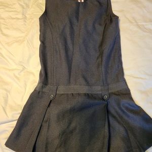 Dark blue uniform style dress